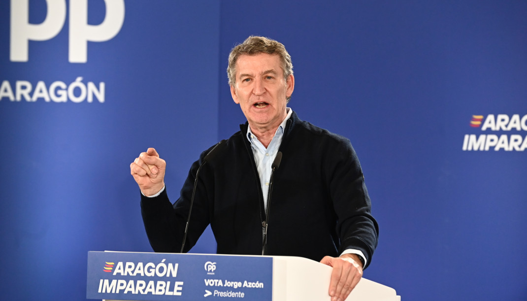 EuropaPress 7259024 presidente pp alberto nunez feijoo comida mitin hotel valdeherrera febrero