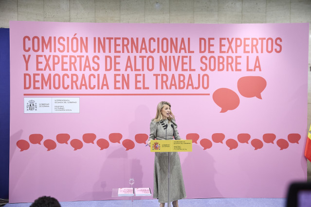 La vicepresidenta segunda del Gobierno y ministra de Trabajo y Economía Social, Yolanda Díaz.