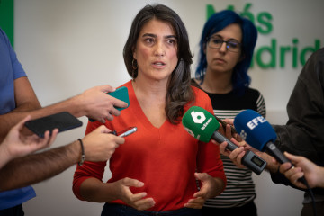 Archivo - La portavoz del grupo parlamentario de Más Madrid en la Asamblea de Madrid, Manuela Bergerot.