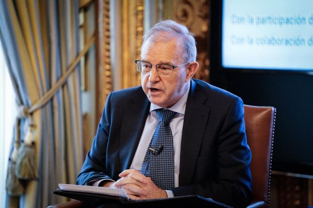 Archivo - El director del Departamento de Seguridad Nacional, general Miguel Ángel Ballesteros, en la presentación del anuario sobre terrorismo yihadista de la OIET