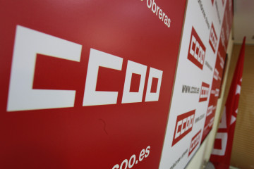 Archivo - Logo de Comisiones Obreras (CCOO).