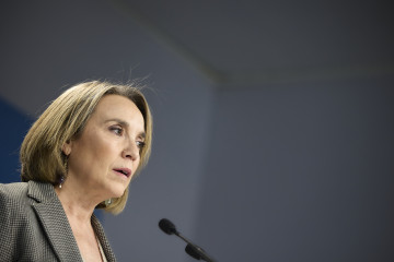 Archivo - La vicesecretaria de Regeneración del Partido Popular, Cuca Gamarra, durante una rueda de prensa posterior a la reunión del Comité de Dirección del PP, en la sede del PP, a 15 de diciemb