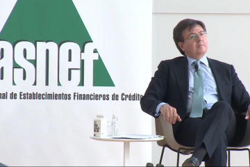 Archivo - El secretario general de Asnef, Ignacio Pla, a 25 de mayo de 2021.