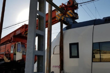 Archivo - Imagen de un 'tren taller'