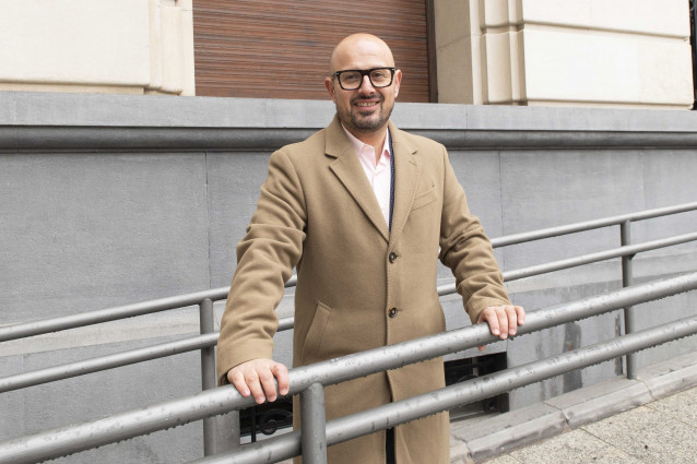 El candidato del PAR a la Presidencia del Gobierno de Aragón, Alberto Izquierdo.