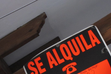 Archivo - Se Alquila, Alquiler, cartel