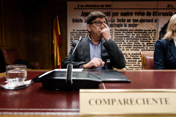 El exdirigente socialista Paco Salazar comparece durante la Comisión de Investigación del ‘caso Koldo’, en el Senado, a 5 de febrero de 2026, en Madrid (España).