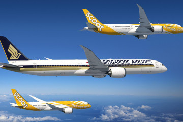Grupo Singapore Airlines.