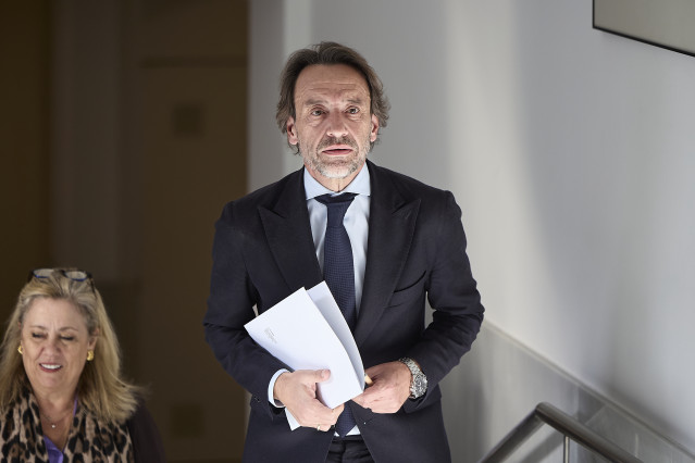 Archivo - El exjefe de gabinete de Carlos Mazón, José Manuel Cuenca, comparece en la comisión por la dana, en el Congreso de los Diputados