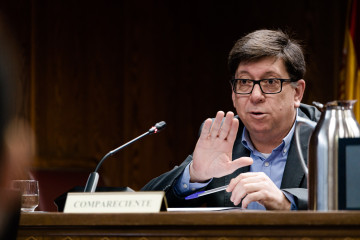 El exdirigente socialista Paco Salazar comparece ante la Comisión de Investigación del ‘caso Koldo’, en el Senado.