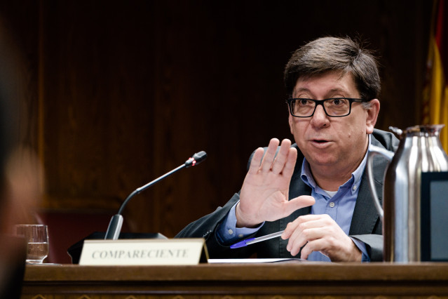 El exdirigente socialista Paco Salazar comparece ante la Comisión de Investigación del ‘caso Koldo’, en el Senado.