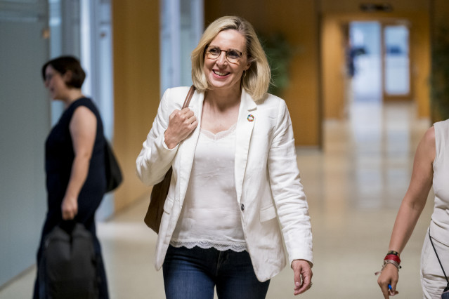 Archivo - La presidenta de Asufin, Patricia Suárez,, a 29 de junio de 2023, en Madrid (España).