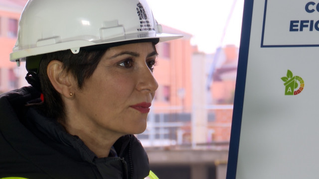 La ministra de Vivienda y Agenda Urbana, Isabel Rodríguez, en Illescas