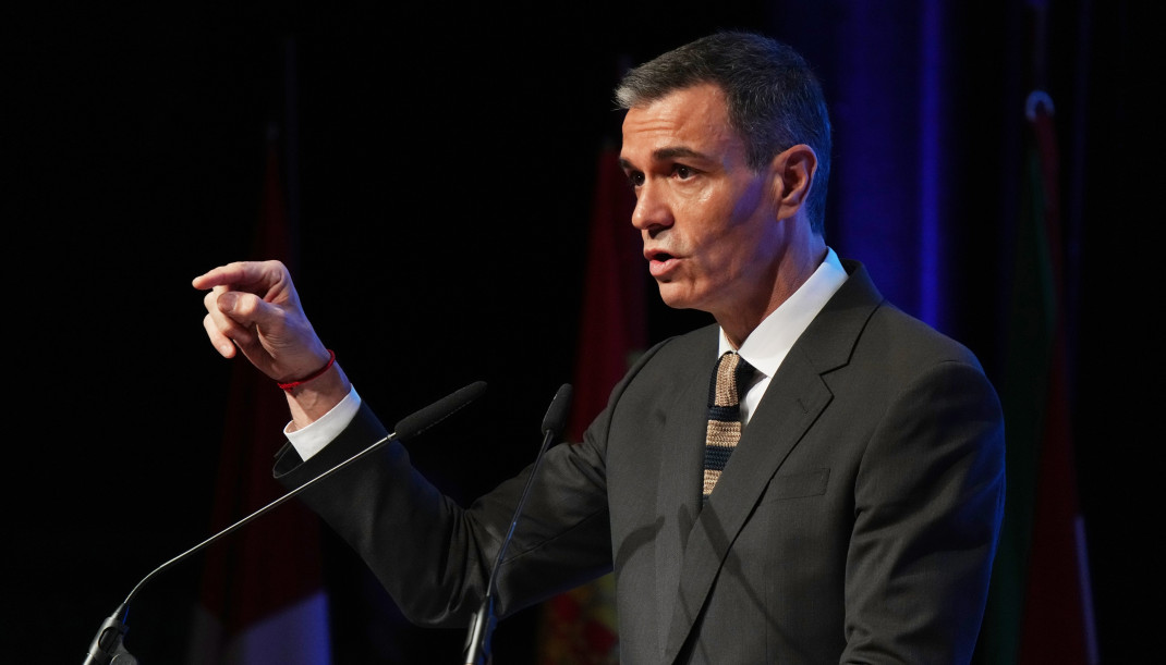 El presidente del Gobierno, Pedro Sánchez, clausura el VIII Congreso Nacional de Industria, a 5 de febrero de 2026, en Bilbao, País Vasco (España)