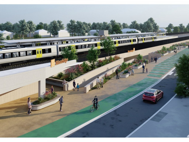 Archivo - Línea de tren entre Brisbane y Gold Coast