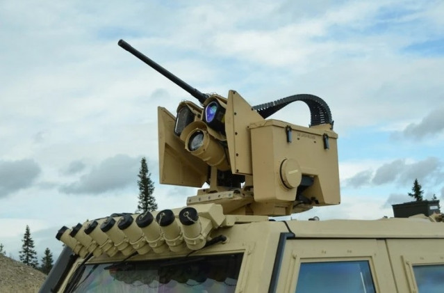 Archivo - Una torreta remota 'Protector RS4' de Kongsberg.