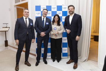 El equipo fundador de LIDE España.