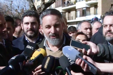 El presidente de Vox, Santiago Abascal.