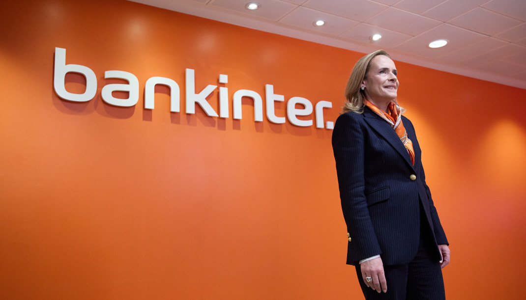 Archivo - La consejera delegada de Bankinter, Gloria Ortiz, durante una rueda de prensa para presentar los resultados obtenidos por Bankinter en el primer trimestre de 2024, a 18 de abril de 2024, en 