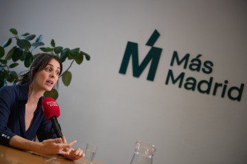 La portavoz de Más Madrid en el Ayuntamiento de la capital y coportavoz de la formación, Rita Maestre, en una entrevista con Europa Press
