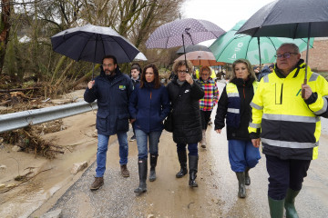 Visita de la consejera de Fomento, Rocío Díaz, a Benalúa de las Villas (Granada)