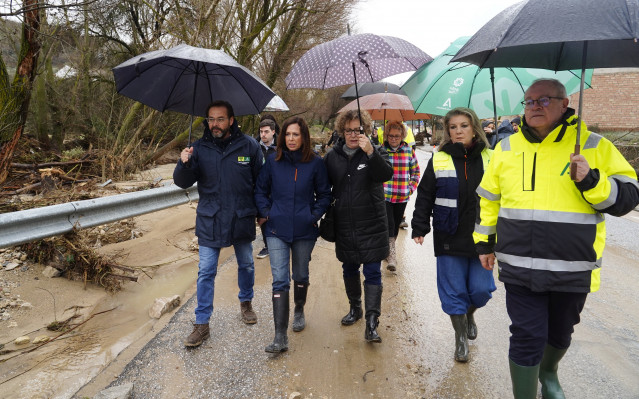 Visita de la consejera de Fomento, Rocío Díaz, a Benalúa de las Villas (Granada)