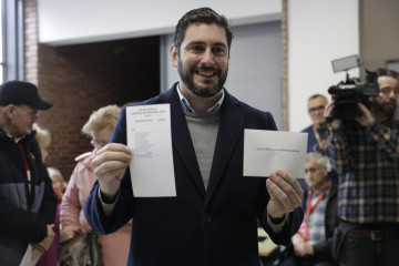 El candidato de Vox a la presidencia del Gobierno de Aragón, Alejandro Nolasco.