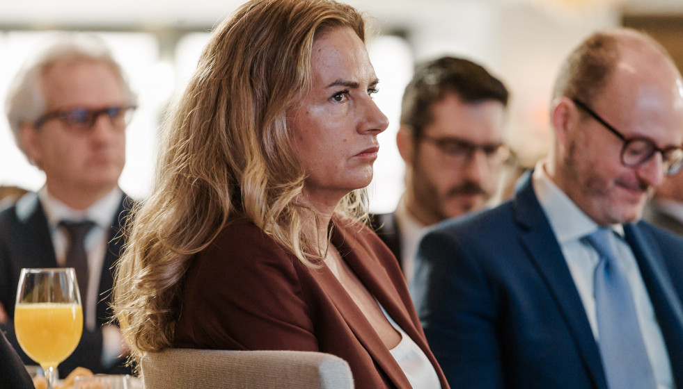 Archivo - La secretaria de Estado para Iberoamérica, Susana Sumelzo, durante un Desayuno Informativo de Europa Press, en Rosewood Villa Magna, a 3 de febrero de 2025, en Madrid (España).