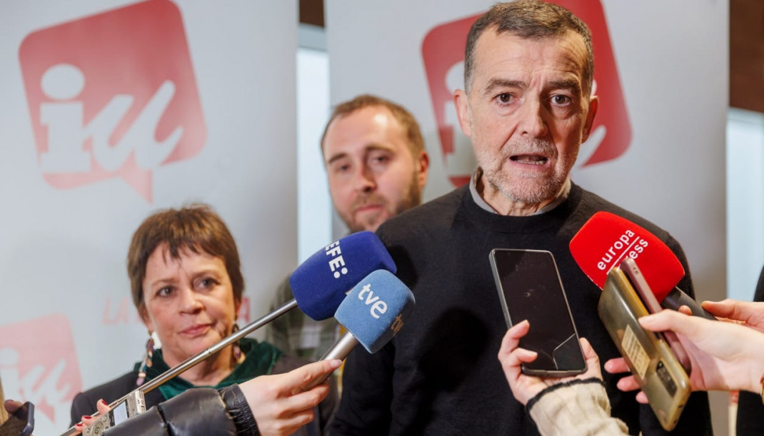 Antonio Maíllo (IU), este sábado en Logroño