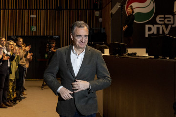 Archivo - El presidente del EBB, Aitor Esteban, en Vitoria-Gasteiz, Álava