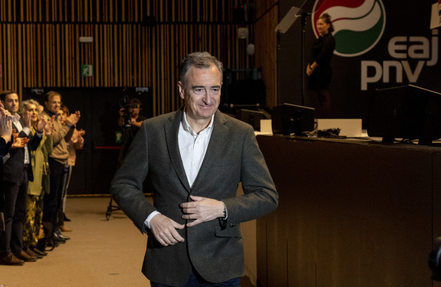 Archivo - El presidente del EBB, Aitor Esteban, en Vitoria-Gasteiz, Álava