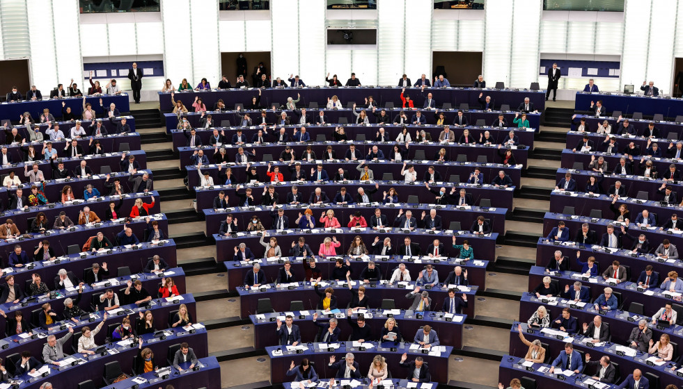 Archivo - Pleno del Parlamento Europeo en Estrasburgo