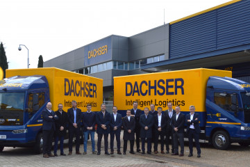BYD entrega sus primeras unidades de camiones eléctricos a la empresa logística Dachser