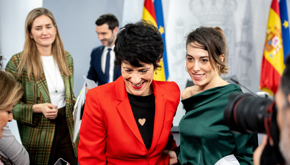 La Ministra de Inclusión, Seguridad Social y Migraciones y portavoz del Gobierno, Elma Saiz, durante una rueda de prensa tras la reunión del Consejo de Ministros, a 10 de febrero de 2026, en Madrid 