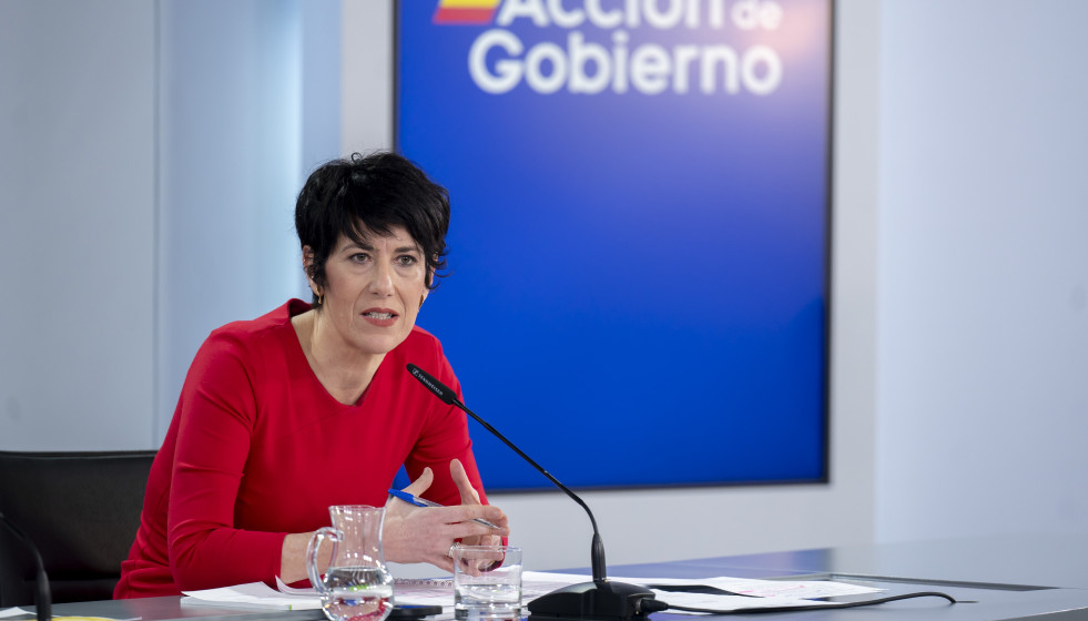 La ministra de Inclusión Seguridad Social y Migracioneas y portavoz del Gobierno, Elma Saiz.