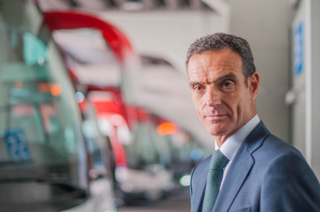 El presidente de la Confederación Española de Transporte en Autobús (Confebús), Rafael Barbadillo