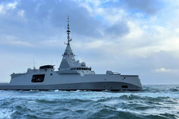 Archivo - Una fragata FDI de Naval Group en el mar