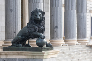 Fachada del Congreso de los Diputados, a 5 de febrero de 2026, en Madrid (España).