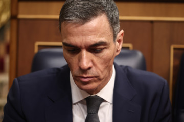 El presidente del Gobierno, Pedro Sánchez, en una sesión de control al Gobierno, en el Congreso de los Diputados, a 11 de febrero de 2026, en Madrid (España).