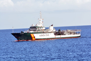 Archivo - El buque oceánico Río Segura, patrullera del Servicio Marítimo de la Guardia Civil