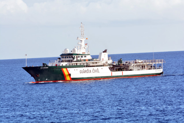 Archivo - El buque oceánico Río Segura, patrullera del Servicio Marítimo de la Guardia Civil