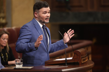 El portavoz de Esquerra Republicana de Catalunya, Gabriel Rufián, en una sesión de control al Gobierno , en el Congreso de los Diputados, a 11 de febrero de 2026, en Madrid (España). El pleno acoge