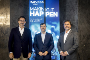 José Luis Manzanares, Anton Arriola y Manu Baraza