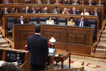 EuropaPress 7283619 presidente gobierno pedro sanchez espaldas sesion control gobierno congreso