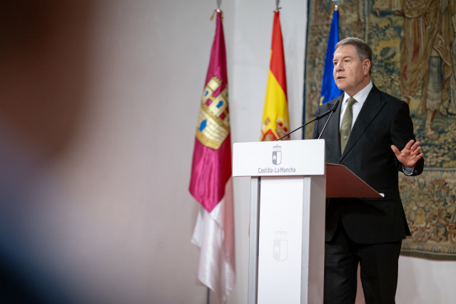 El presidente de Castilla-La Mancha, Emiliano García-Page.