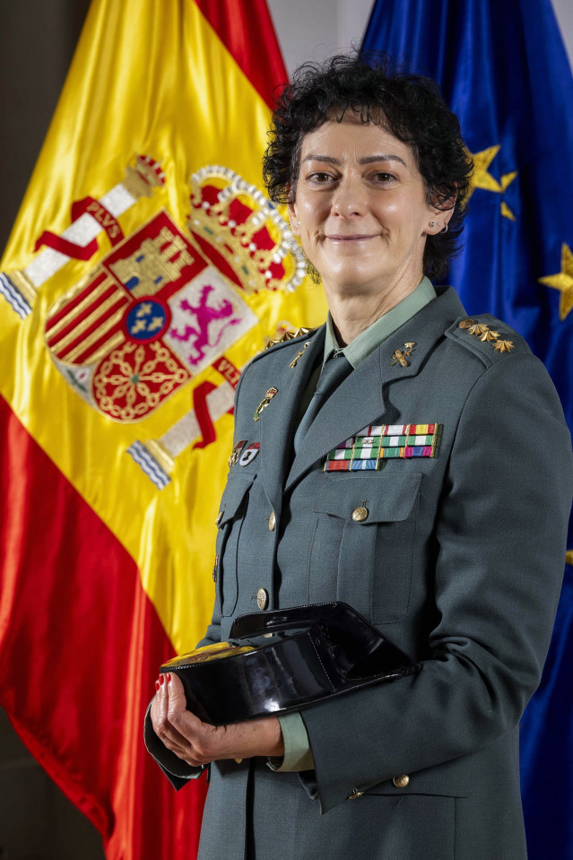 María Dolores Gimeno Durán, primera oficial de la Guardia Civil que alcanza el empleo de coronel
