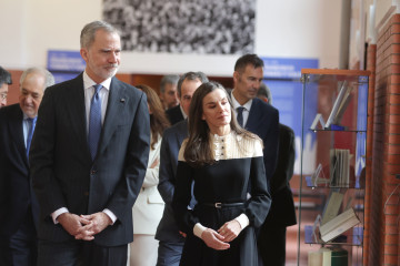El rey Felipe VI y la reina Letizia visitan la exposición “In Memoriam Tomás y Valiente. 1996-2026”, a 13 de febrero de 2026, en Madrid (España)