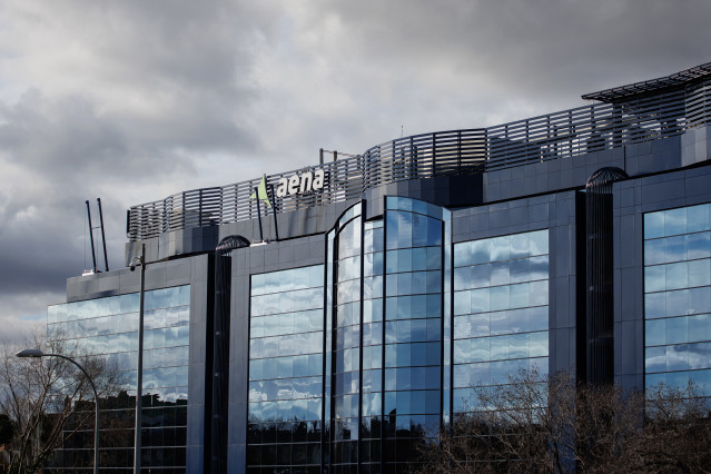 Archivo - Fachada de la sede central de Aena, a 6 de marzo de 2023, en Madrid (España).