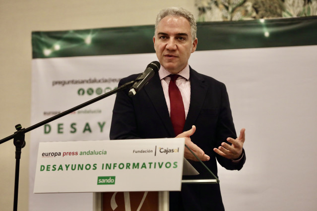 El vicesecretario de Política Autonómica y Local y Análisis Electoral del PP y diputado en el Congreso, Elías Bendodo, en una imagen de archivo.