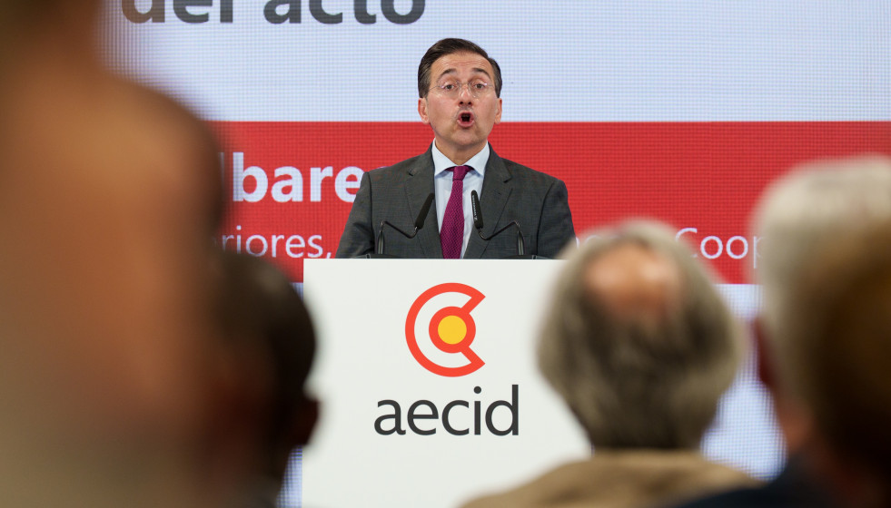 Archivo - El ministro de Asuntos Exteriores, Unión Europea y Cooperación, José Manuel Albares,